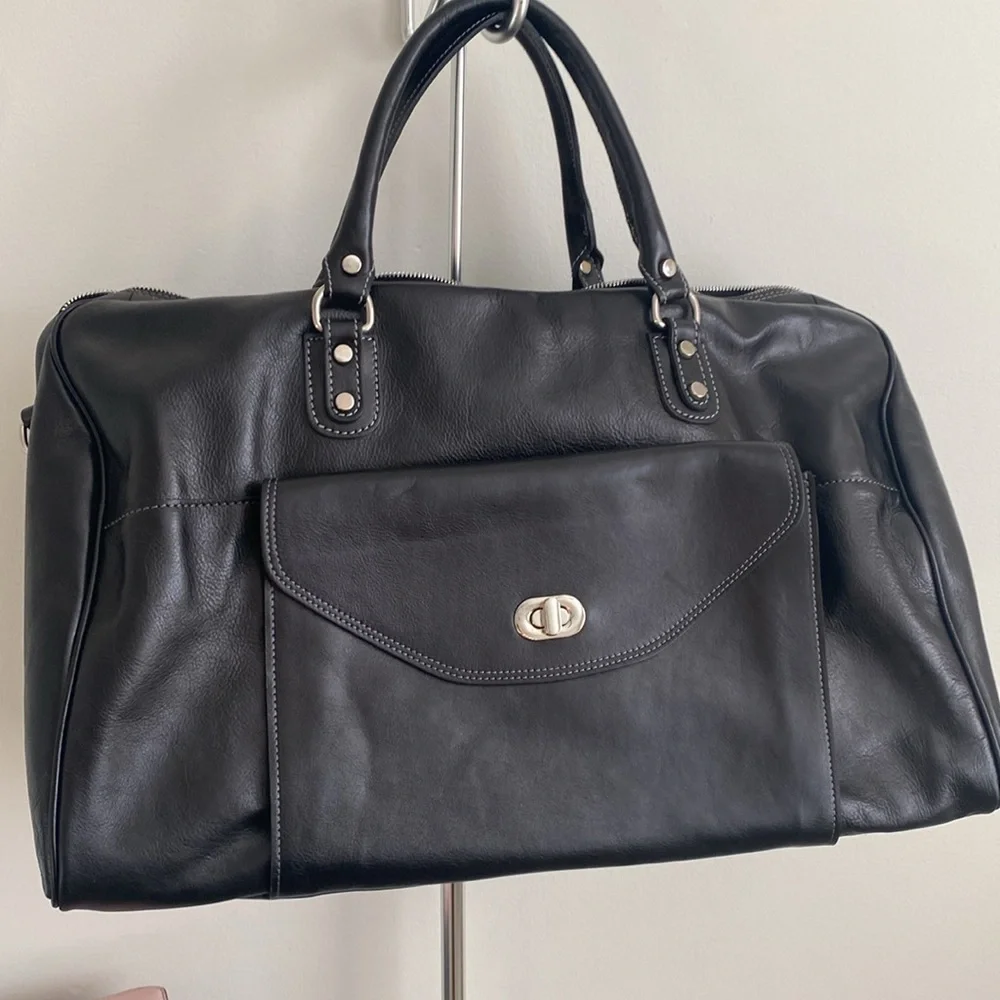 Floto Monteverde Handmade in Italy Leather Travel/Weekender Bag NWOT